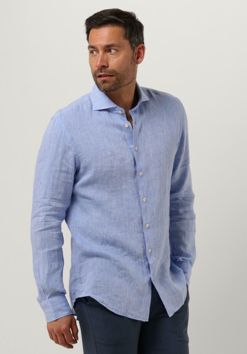 PROFUOMO Chemise d contract PPUH10026 Bleu clair Omoda