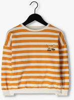 Gebroken wit LÖTIEKIDS Sweater SWEATSHIRT STRIPES+DOG EMBROIDERY - medium