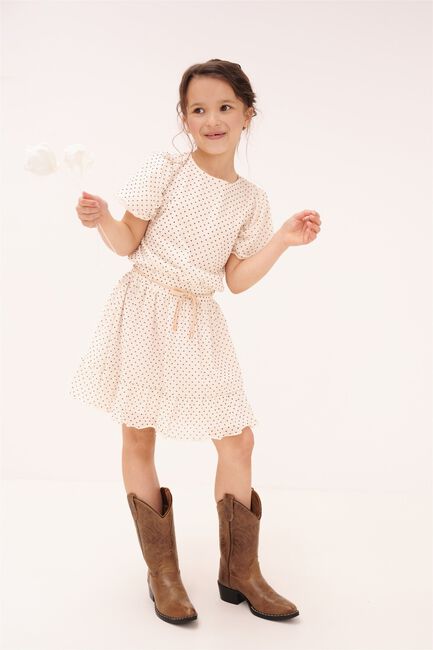 Ecru NONO Mini jurk MIREAL MESH DRESS Ecru NONO Mini jurk MIREAL MESH DRESS - large