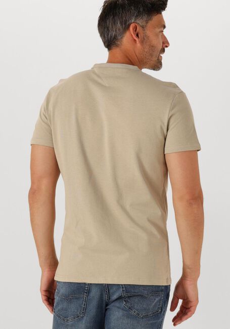 Beige TOMMY JEANS T-shirt TJM REG BADGE TEE EXT - large