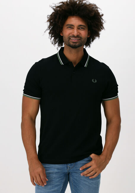 FRED PERRY Polo TWIN TIPPED FRED PERRY SHIRT en noir - large