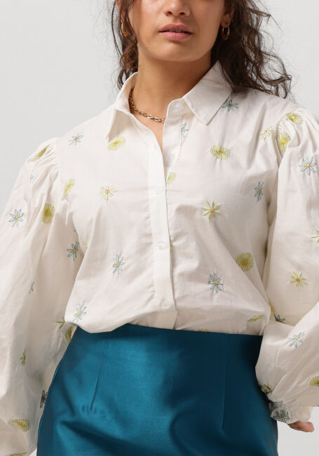 YDENCE Blouse BLOUSE CINDY FLOWER Chaux - large