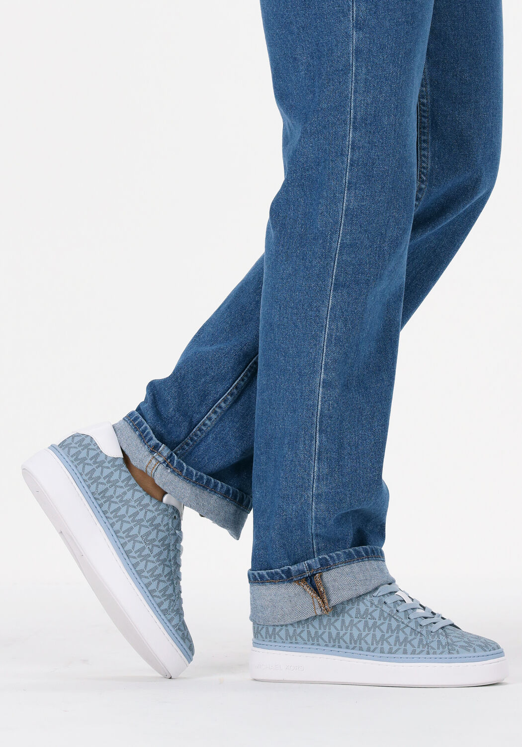 Blauwe MICHAEL KORS Lage sneakers CHAPMAN LACE UP | Omoda
