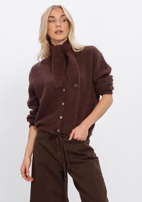 Bruine STUDIO ANNELOES Trui Bibi cardigan - large
