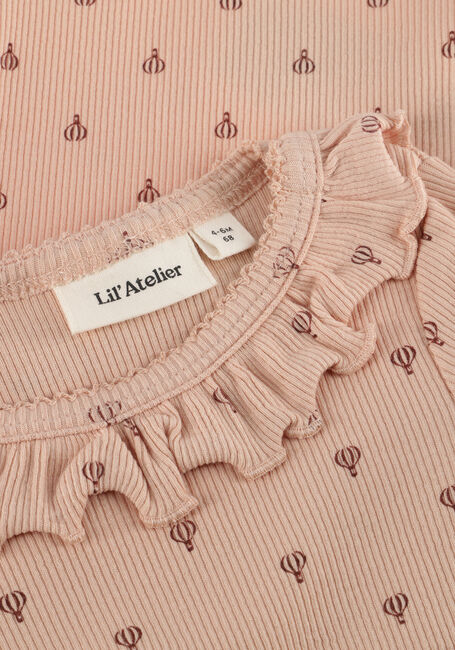 LIL' ATELIER Grenouillères NBFGAGO KIS LS SLIM BODY LIL en rose - large