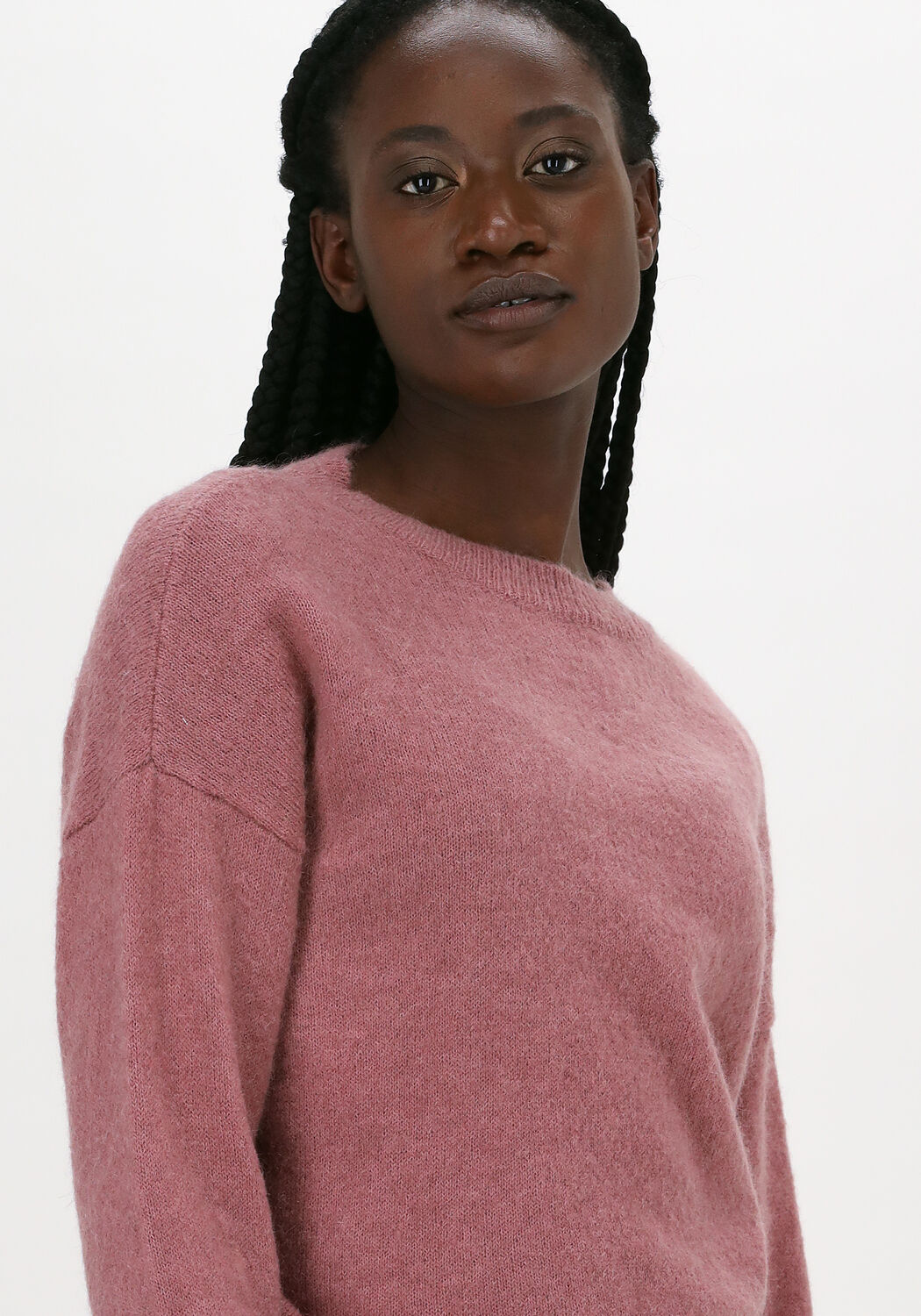Roze MSCH COPENHAGEN Trui FEMME MOHAIR PULLOVER Omoda