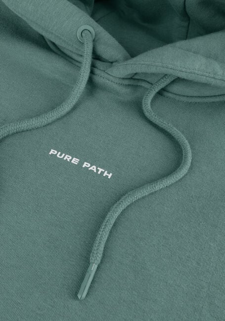 Groene PURE PATH Trui HOODIE WITH FRONT AND TRIANGLE BACK PRINT Groene PURE PATH Trui HOODIE WITH FRONT AND TRIANGLE BACK PRINT - large