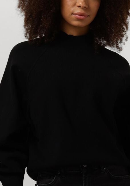 SECOND FEMALE Pull OCTAVIA KNIT T-NECK en noir - large