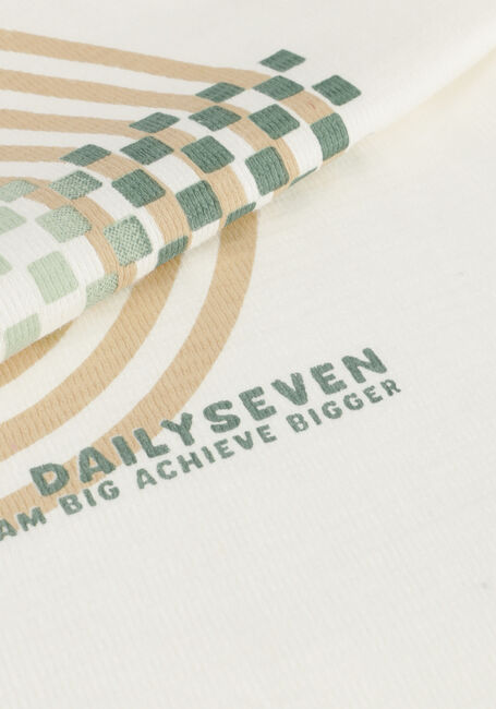 DAILY7 T-shirt T-SHIRT BACKPRINT en blanc - large