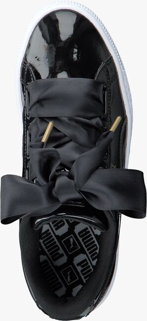 Zwarte PUMA Sneakers BASKET HEART PATENT - large