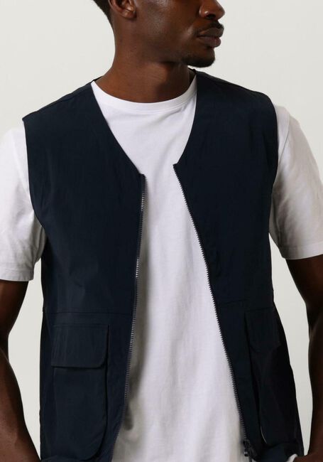 Donkerblauwe ANERKJENDT Bodywarmer AKRASMUS TEC GILET - large