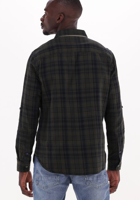 Donkergroene SCOTCH & SODA Casual overhemd REGULAR-FIT CHECKED FLANNEL SHIRT - large