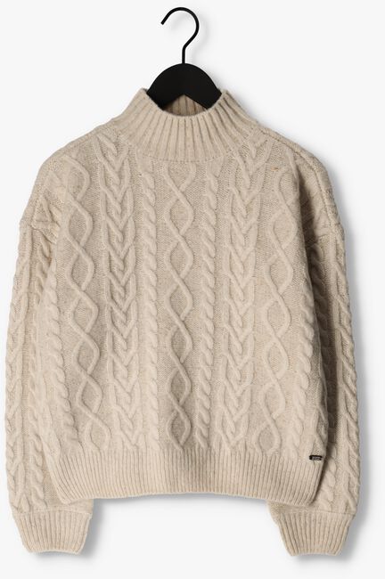 SCOTCH & SODA Pull KNITTED LUREX WOOL BLEND PULLOVER Sable - large