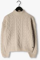 SCOTCH & SODA Pull KNITTED LUREX WOOL BLEND PULLOVER Sable