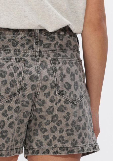 BY-BAR Pantalon courts JUNE GREEN CHEETAH SHORT &Eacute;cru - large