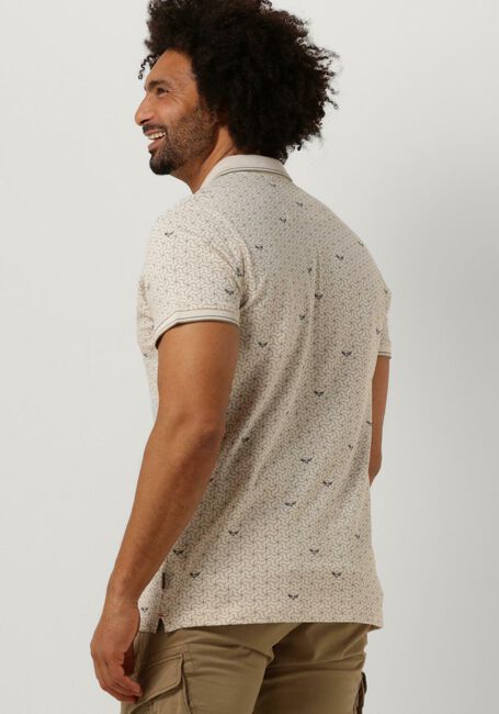 PME LEGEND Polo SHORT SLEEVE POLO FINE PIQUE ALL OVER PRINT Blanc - large