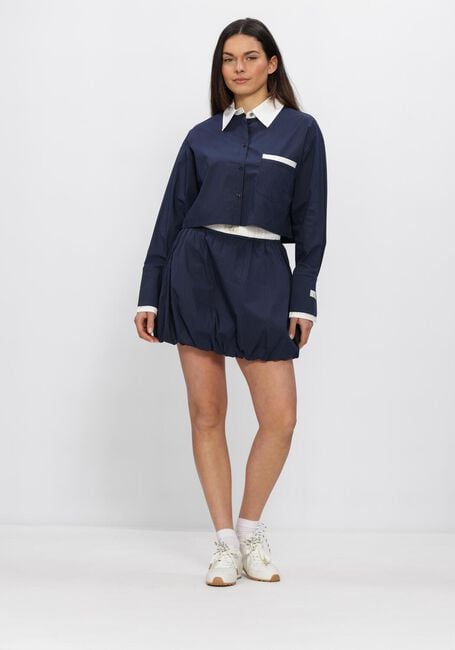 THE LOLA CLUB STEPH BLOUSE Blouses Bleu fonc&eacute; - large