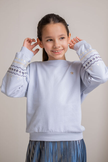 Lichtblauwe LIKE FLO Sweater DONNA FLO SWEATER - large