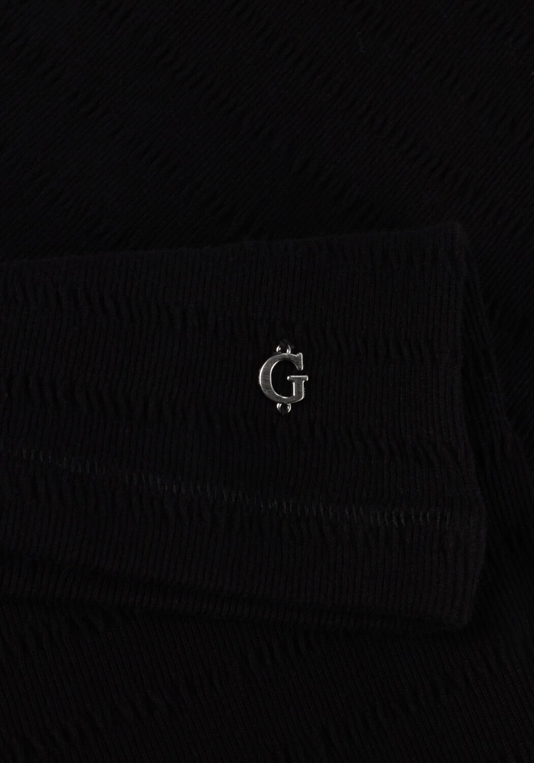 GUESS Haut SL DENISA STRIPED TOP en noir - large