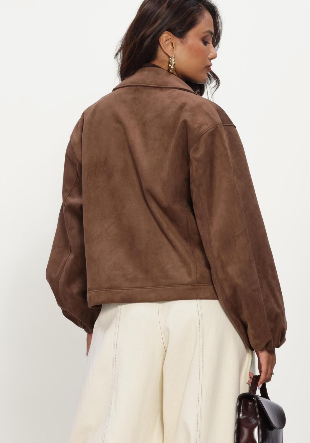 OBJECT Jack OBJDENNA L/S SHORT JACKET NOOS en marron - large