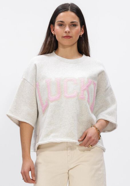 Grijze BY-BAR Sweater WILLOW LUCKY TOP - large