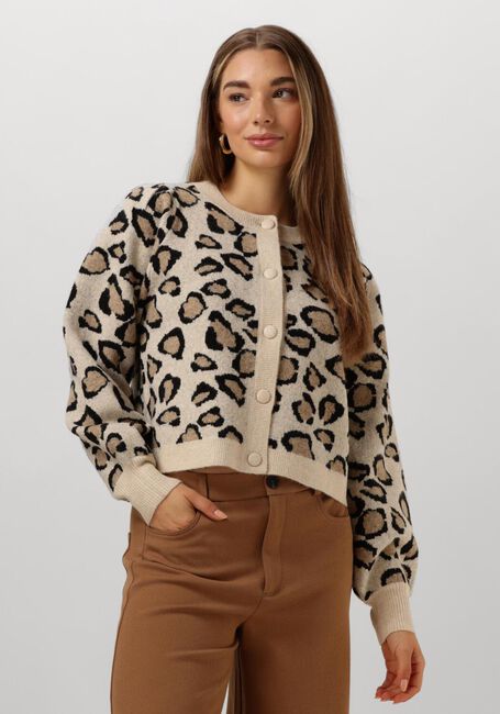 SUMMUM Gilet KNITTED CARDIGAN LEOPARD JACQUARD KNIT en multicolore - large