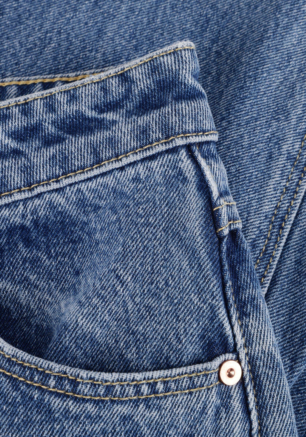 Blauwe ABRAND JEANS Wide jeans SUPER WIDE CHANTELL - large