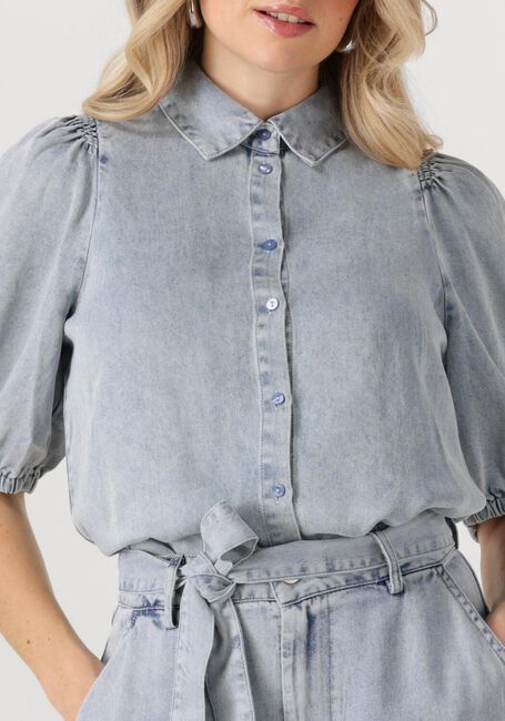 FREEBIRD BRITTE SS Blouses Bleu clair - large