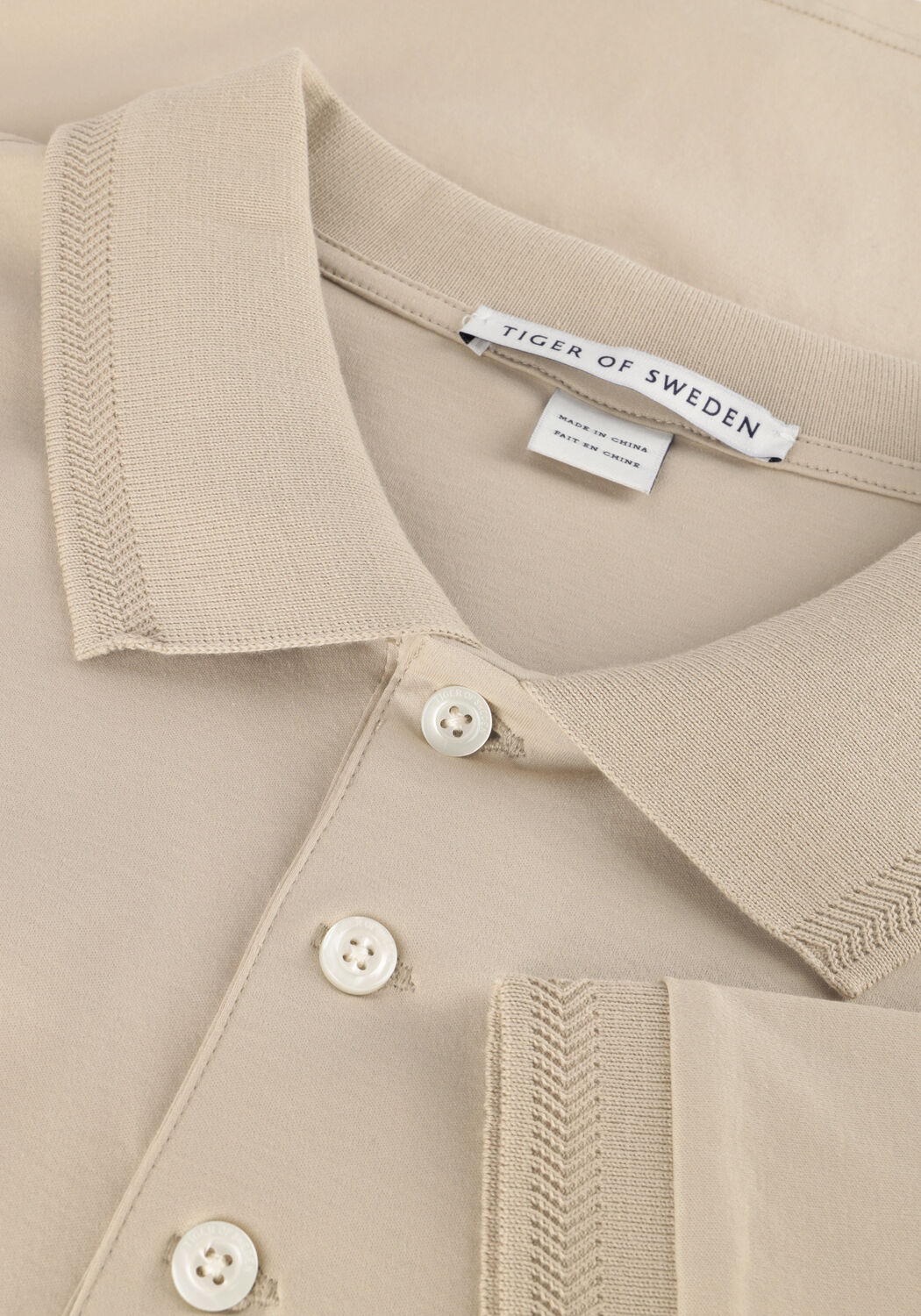 TIGER OF SWEDEN Polo RIOSE Sable - large