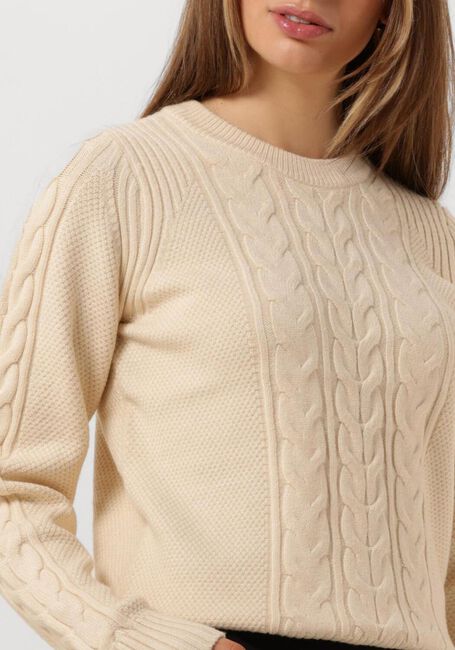 OBJECT Pull OBJDORIS RE LS KNIT PULLOVER en blanc - large