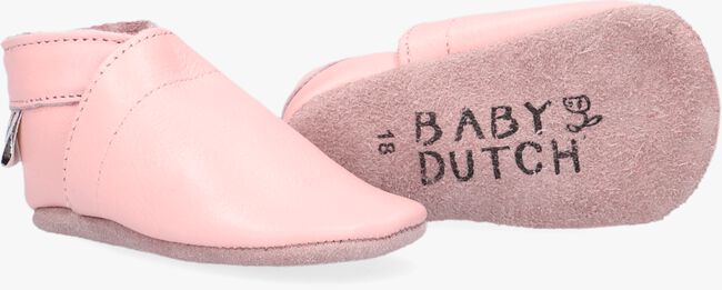 BABY DUTCH BABYSLOFJE Chaussures bébé en rose - large