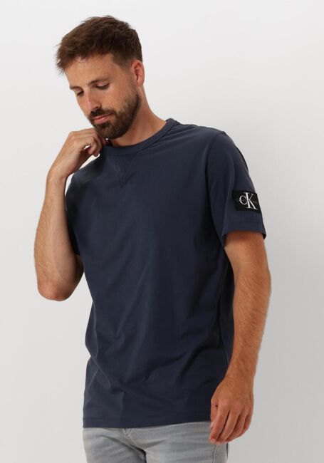 CALVIN KLEIN T-shirt BADGE REGULAR TEE Bleu foncé - large