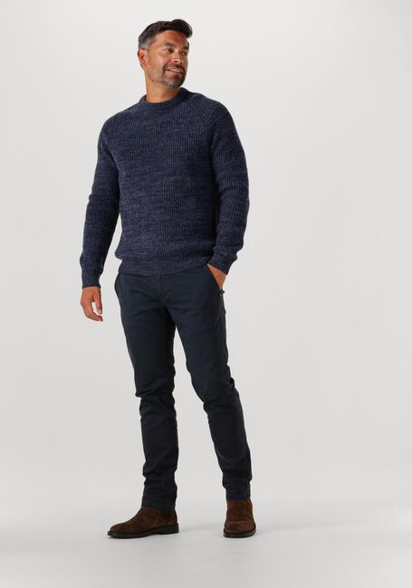 Donkerblauwe BARBOUR Trui HORSEFORD CREW NECK JUMPER - large