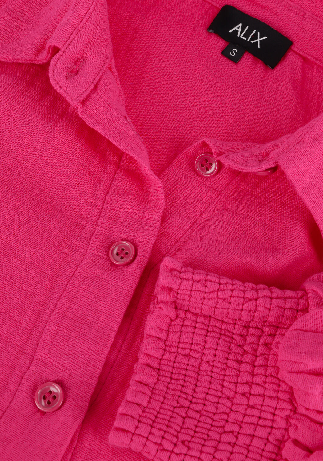 ALIX THE LABEL Mini robe WOVEN PINK BLOUSE DRESS en rose - large