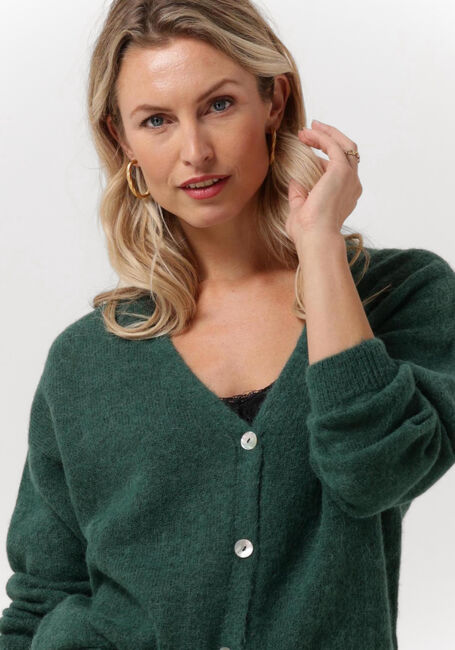 Groene BY-BAR Vest LIV CARDIGAN - large