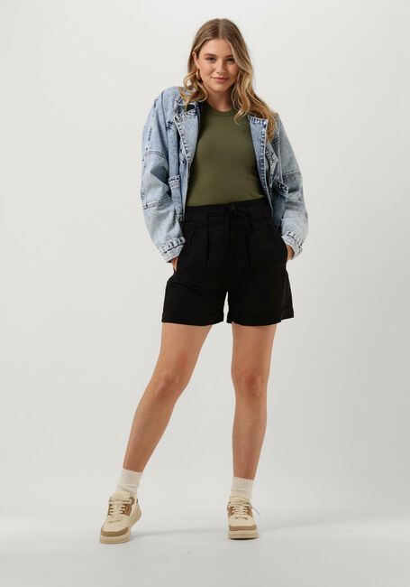 SCOTCH & SODA HIGH RISE BELTED SHORTS Jeans en noir - large