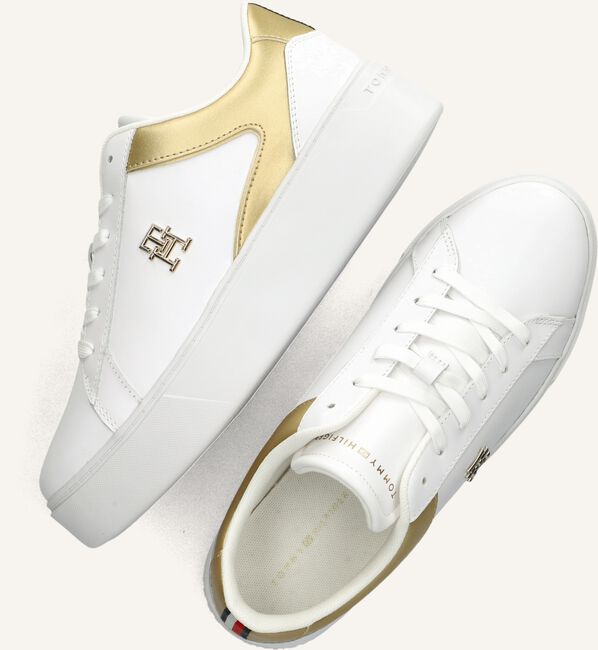 Witte TOMMY HILFIGER Sneakers TH PLATFORM COURT Witte TOMMY HILFIGER Sneakers TH PLATFORM COURT - large
