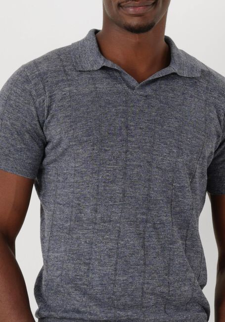 GENTILUOMO Polo POLO NO BUTTON SS K2020-275 en bleu - large