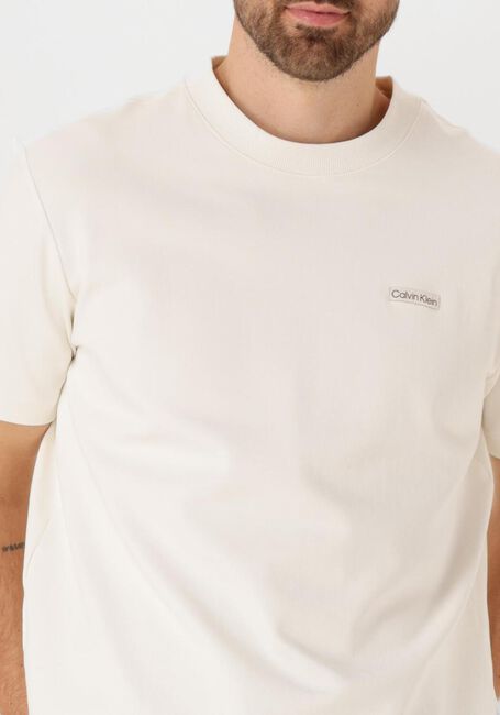 CALVIN KLEIN T-shirt CALVIN KLEIN LABEL TEE Crème - large