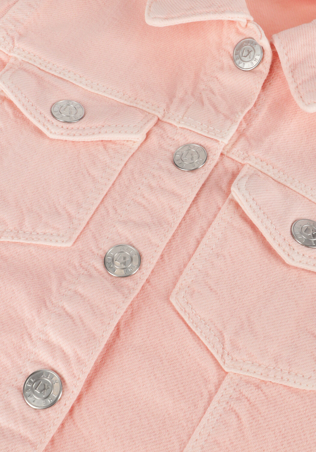 ALIX MINI Mini robe LINEN LOOK DRESS Rose clair - large