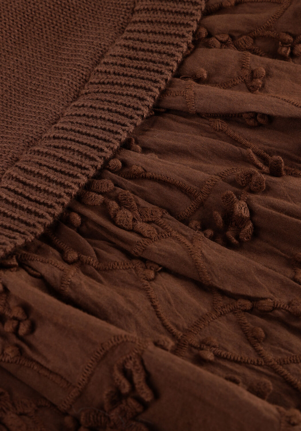 Bruine TON & TON Mini jurk TESS - large