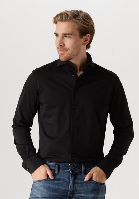 PROFUOMO Chemise classique SHIRT X-CUTAWAY JAPANESE KNITTED en noir - large