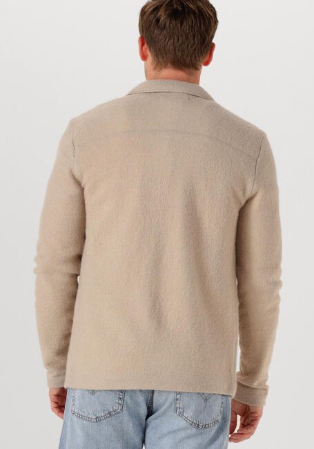 SELECTED MEN Surchemise SLHNEALY LS KNIT WORKWEAR CARDIGAN en beige - large