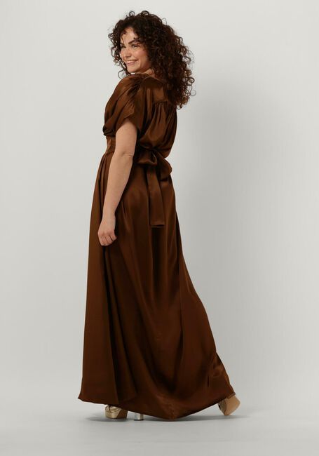 SEMICOUTURE Robe maxi BLONDIE en marron - large
