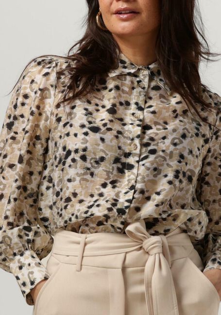 SECOND FEMALE GAURA SHIRT Blouses en beige - large