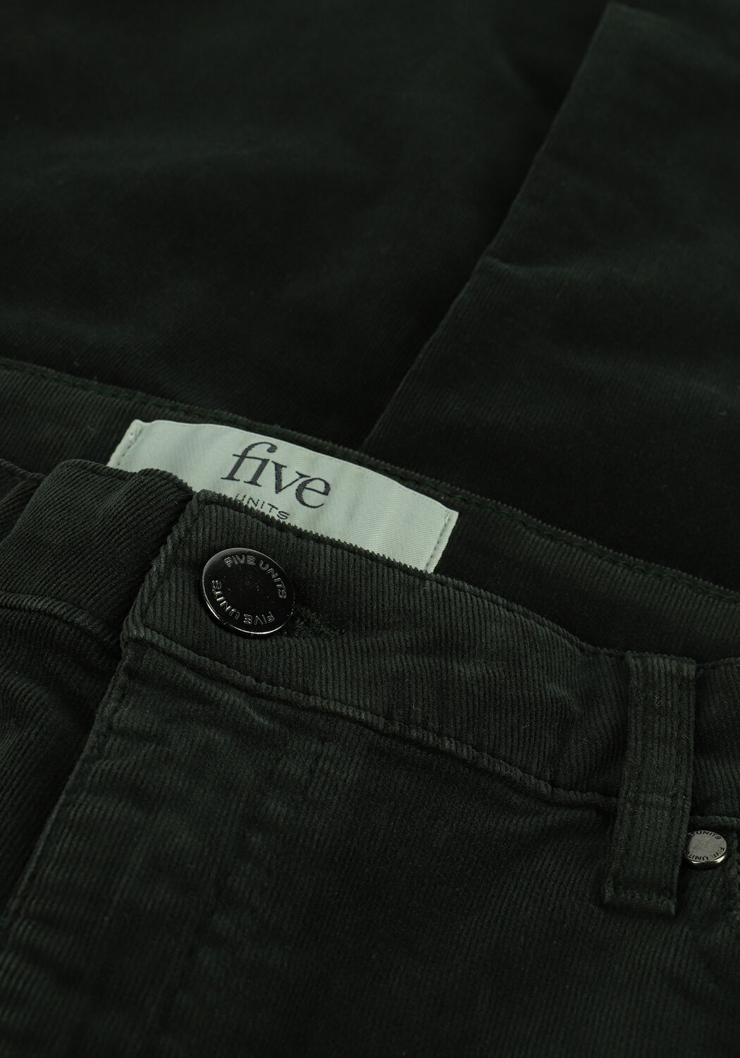 Groene FIVEUNITS Flared broek NAOMI - large