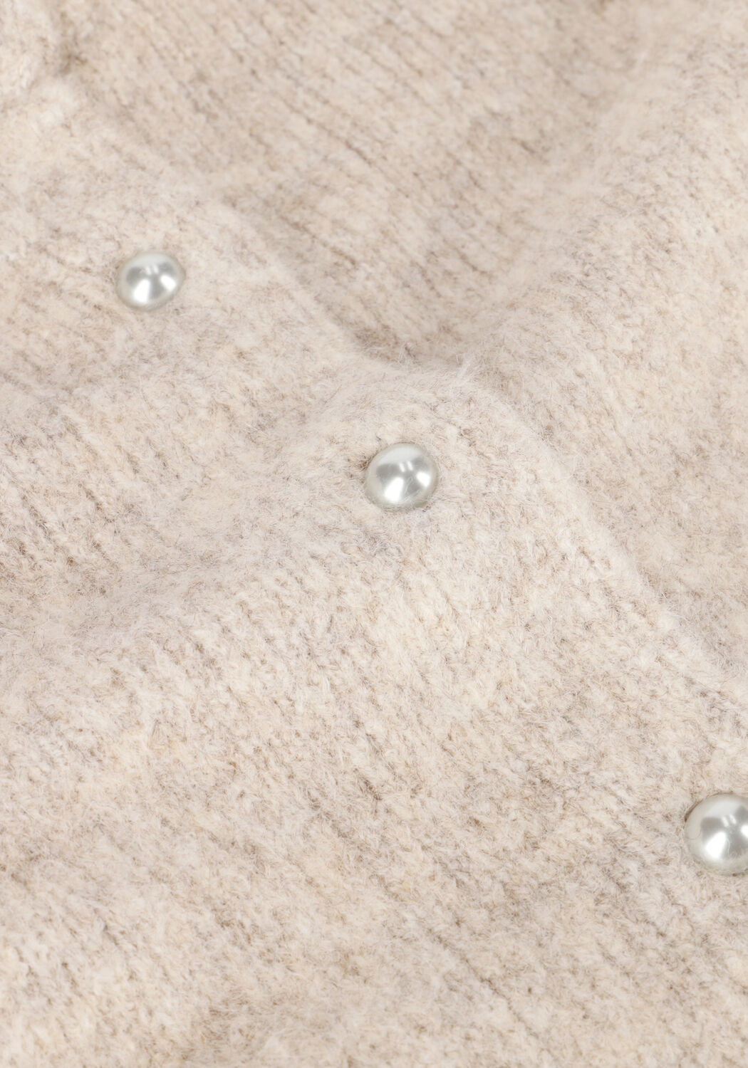 MY ESSENTIAL WARDROBE Gilet ELLIEMW KNIT CARDIGAN SS en beige - large