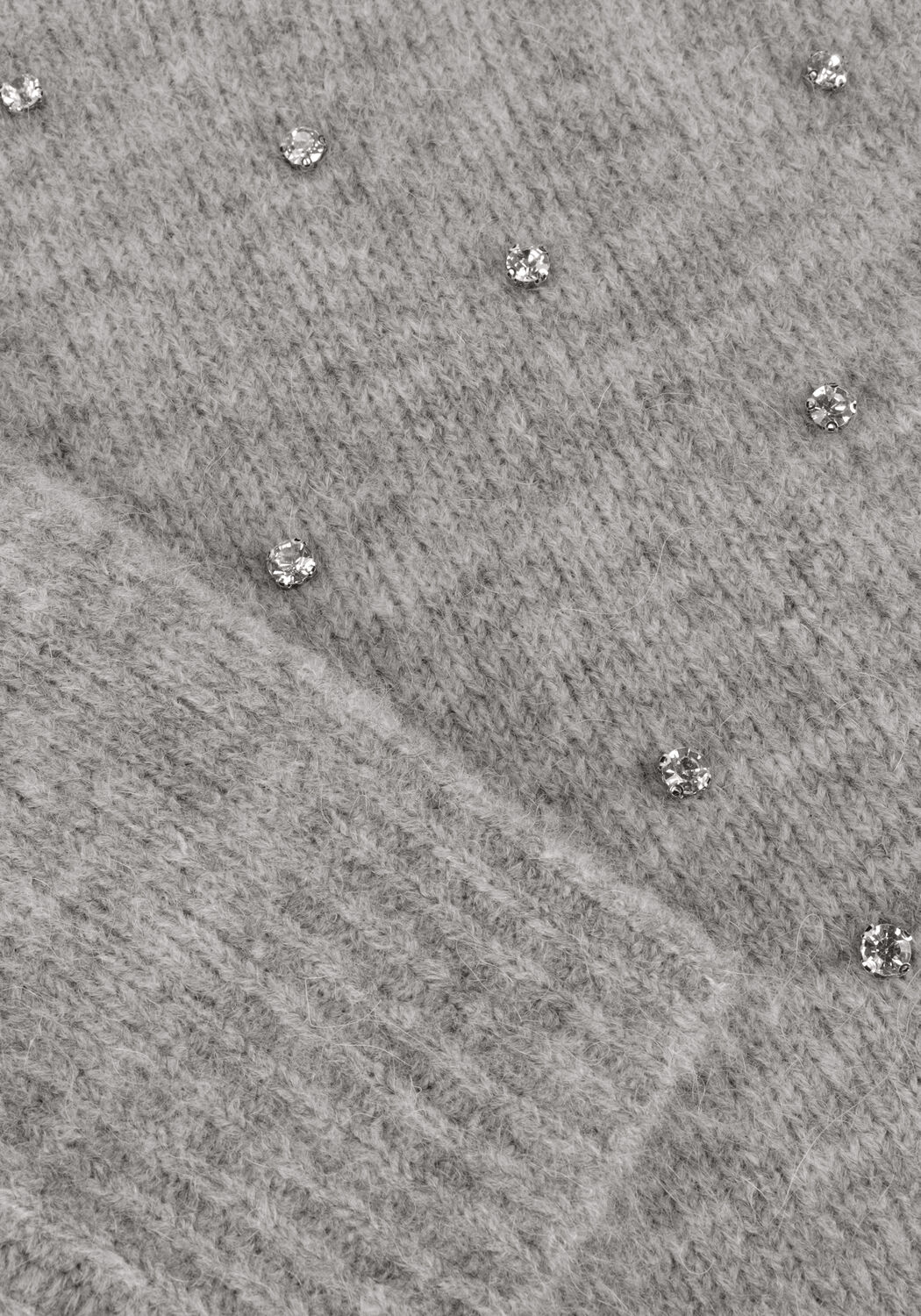 Lichtgrijze COPENHAGEN MUSE Trui CMDIAMOND-PULLOVER - large