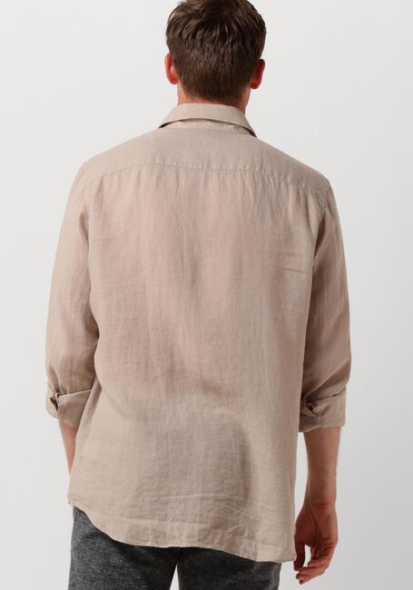 Beige PROFUOMO Casual overhemd SHIRT X-CUTAWAY SC LINNEN - large
