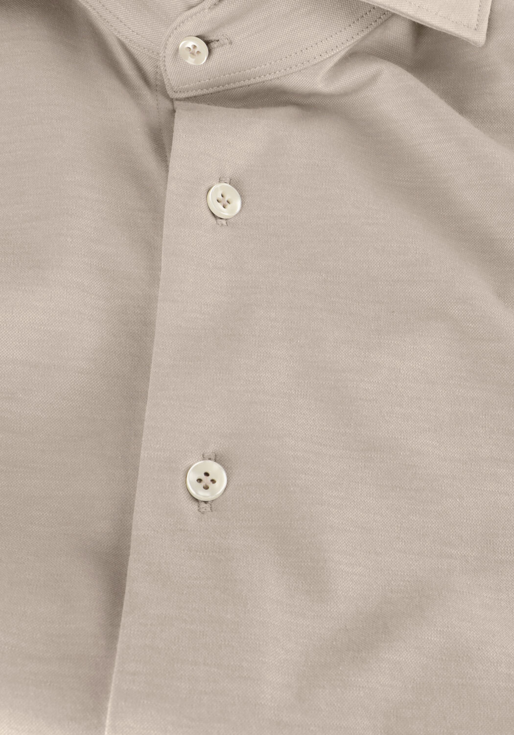 PROFUOMO Chemise classique SHIRT X-CUTAWAY JAPANESE KNITTED en beige - large